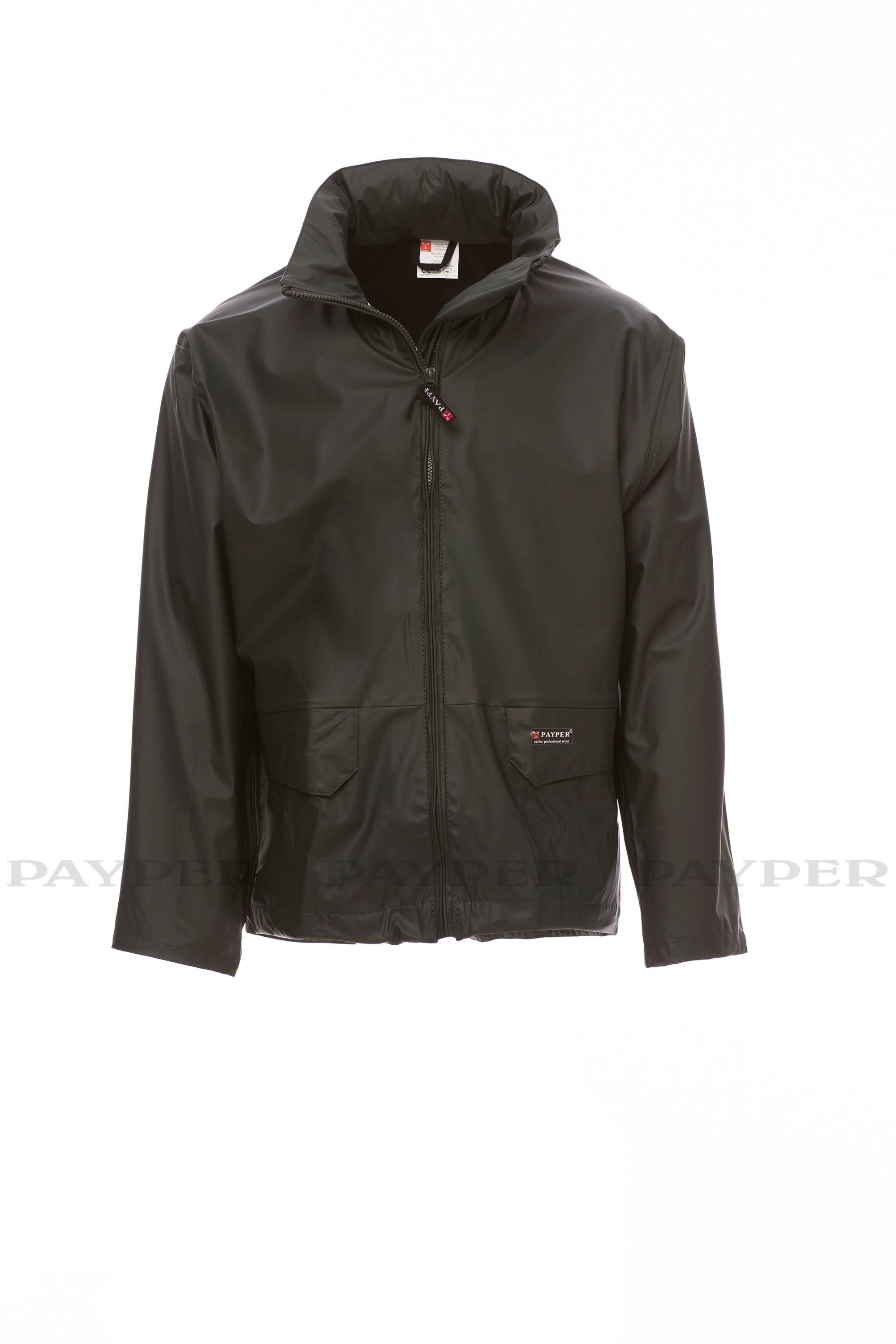 veste-de-pluie-verte